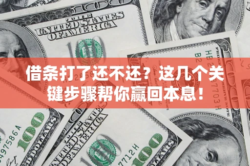 北京借条打了还不还？这几个关键步骤帮你赢回本息！