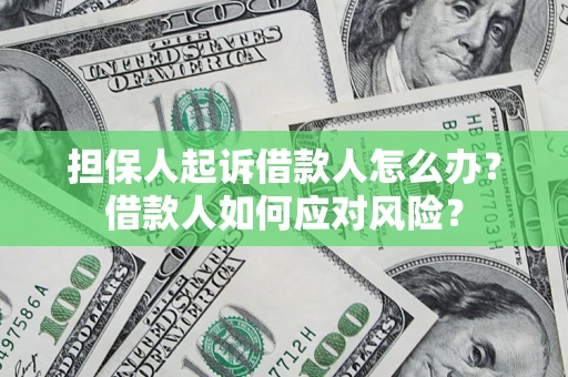 北京担保人起诉借款人怎么办？借款人如何应对风险？